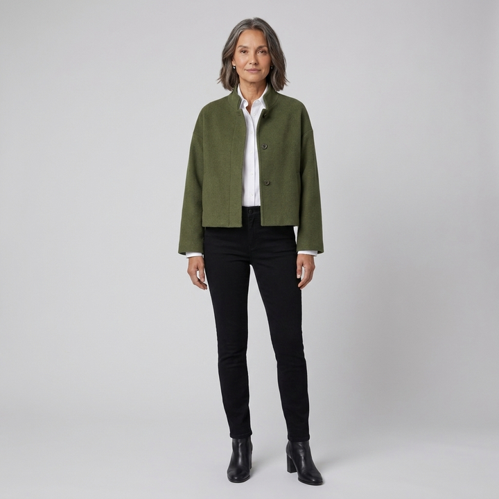 Judith jacket green front