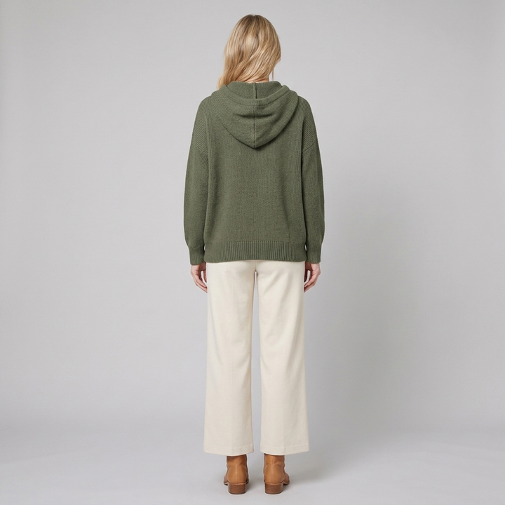 Elvire hooded pullover back
