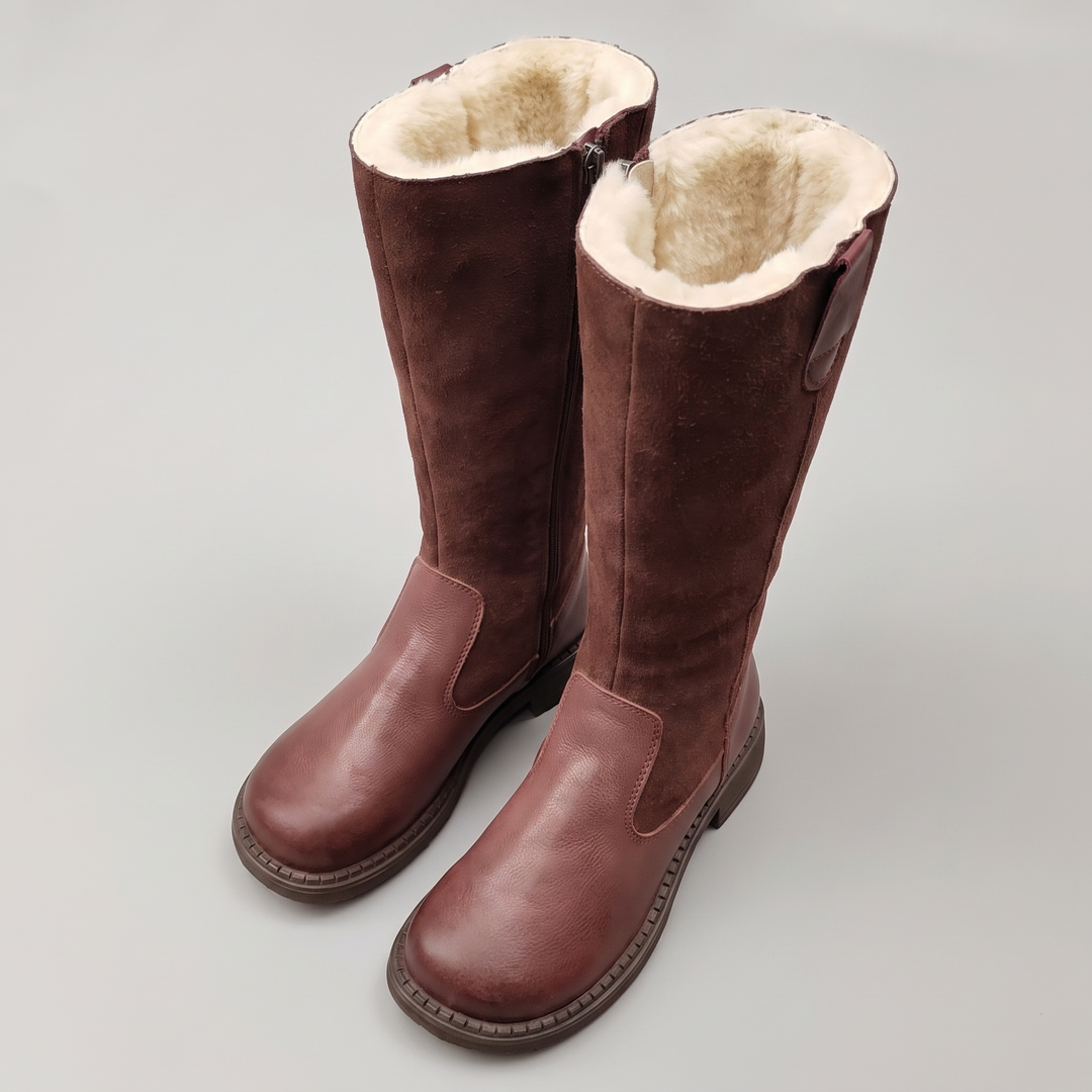 Aubrey riding boots pair shearling