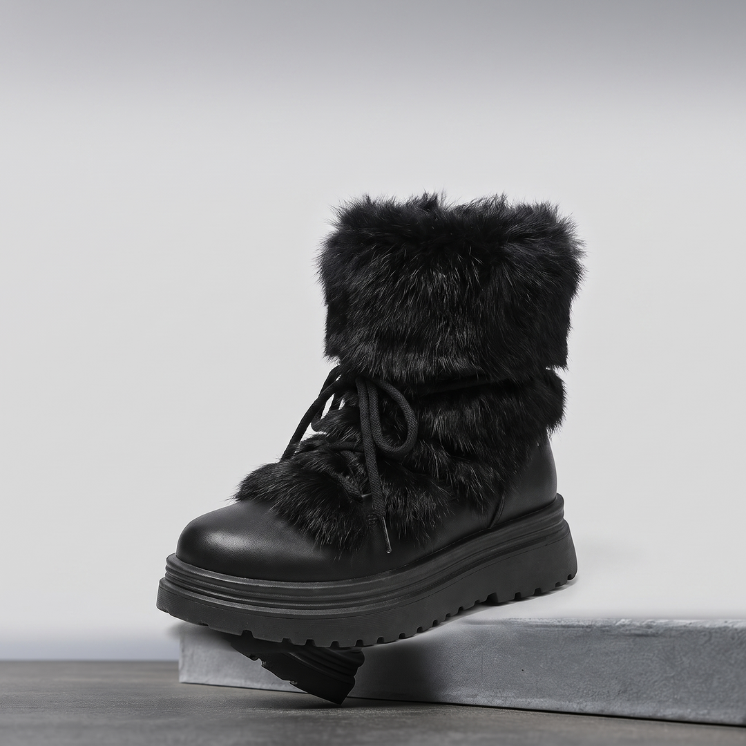 Aspen fur apres-ski boot black