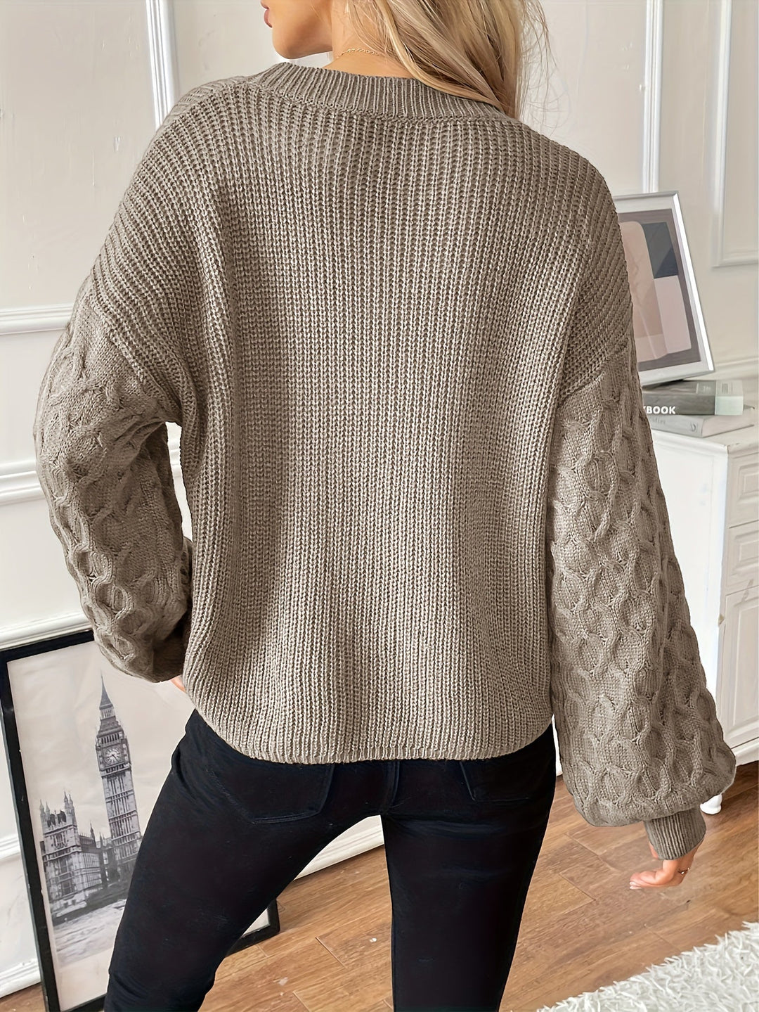 Trellis | Diamond Knit Pullover