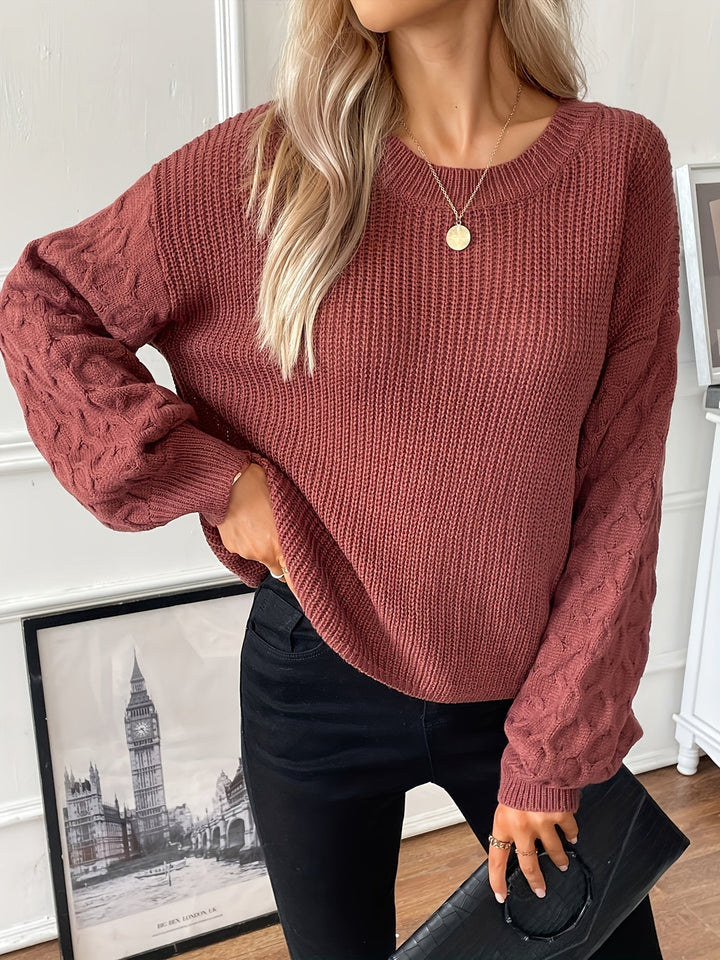 Trellis | Diamond Knit Pullover