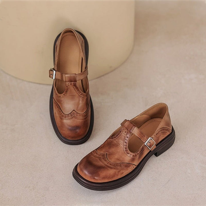 Vera Black Loafers for Women | Premium Cow Leather, Comfortable Fit - 2
