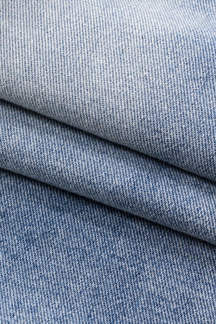 Nina Denim Patchwork Jeans made from a comfortable cotton blend, featuring a stylish patchwork design for a trendy look. - 6