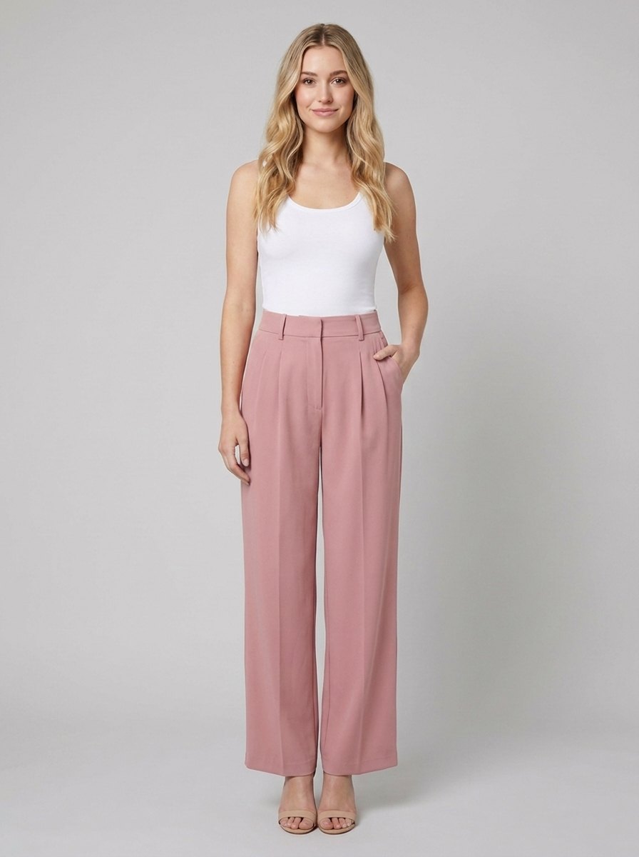 Abbi work pants pink