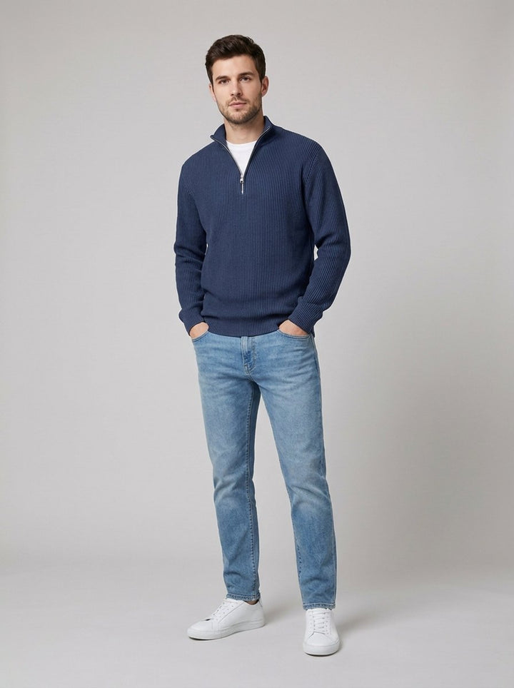 Aero modern pullover navy blue