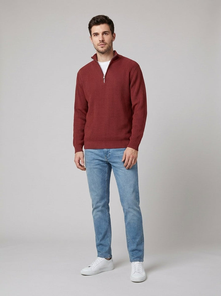 Aero modern pullover red