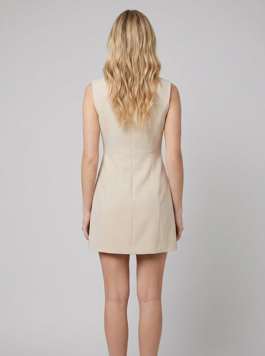 Albertine double-breasted blazer dress back view