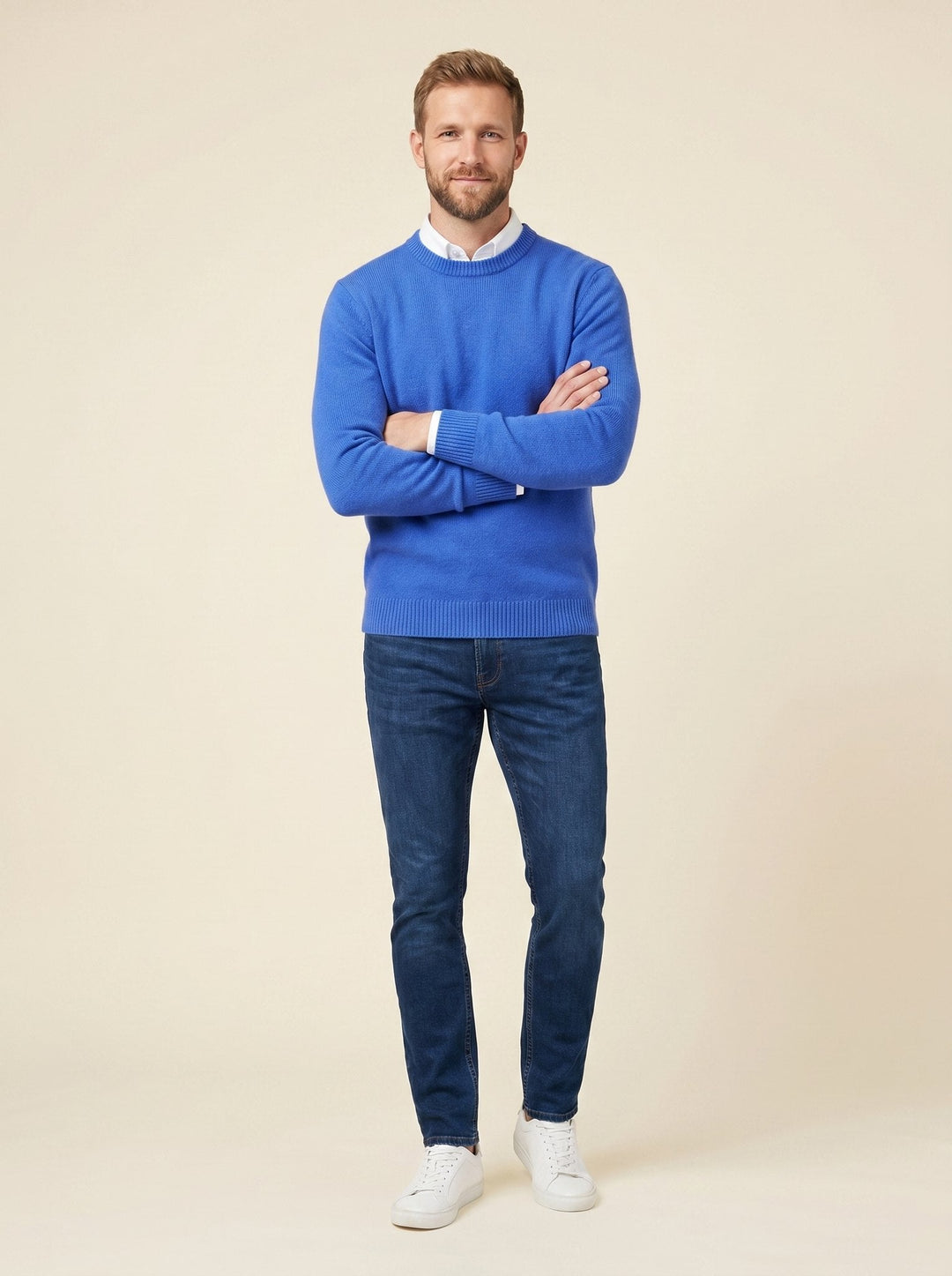 Alessio men's sweater royal blue