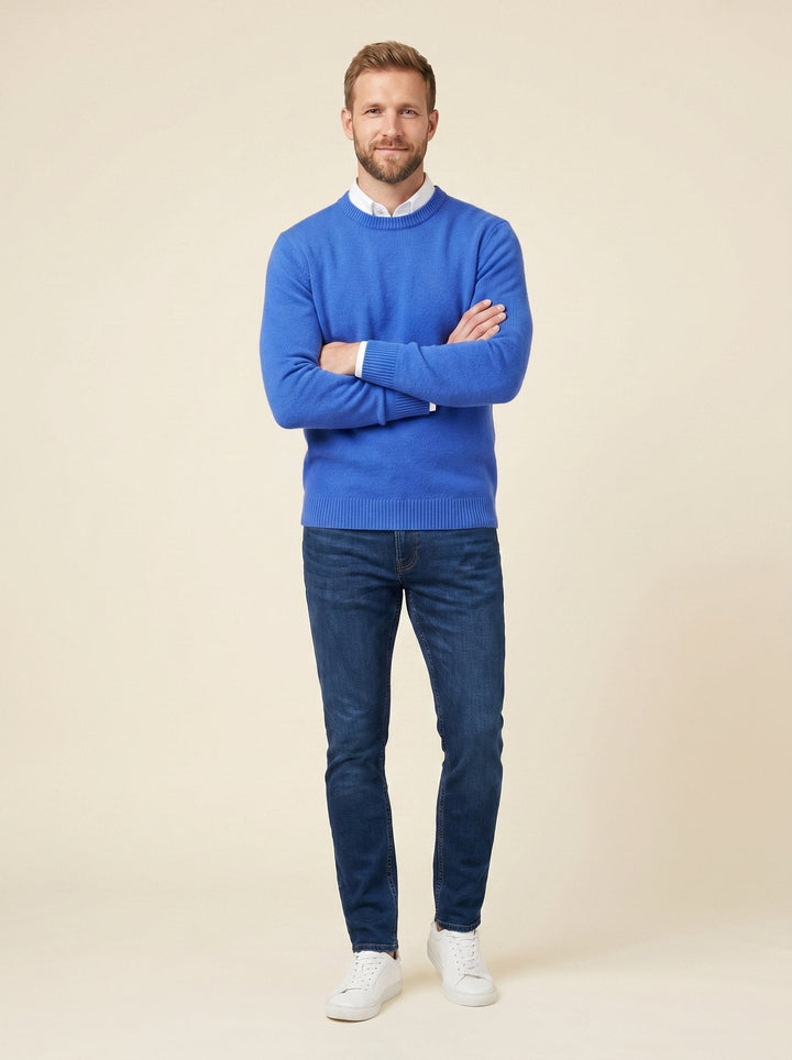 Alessio men's sweater royal blue