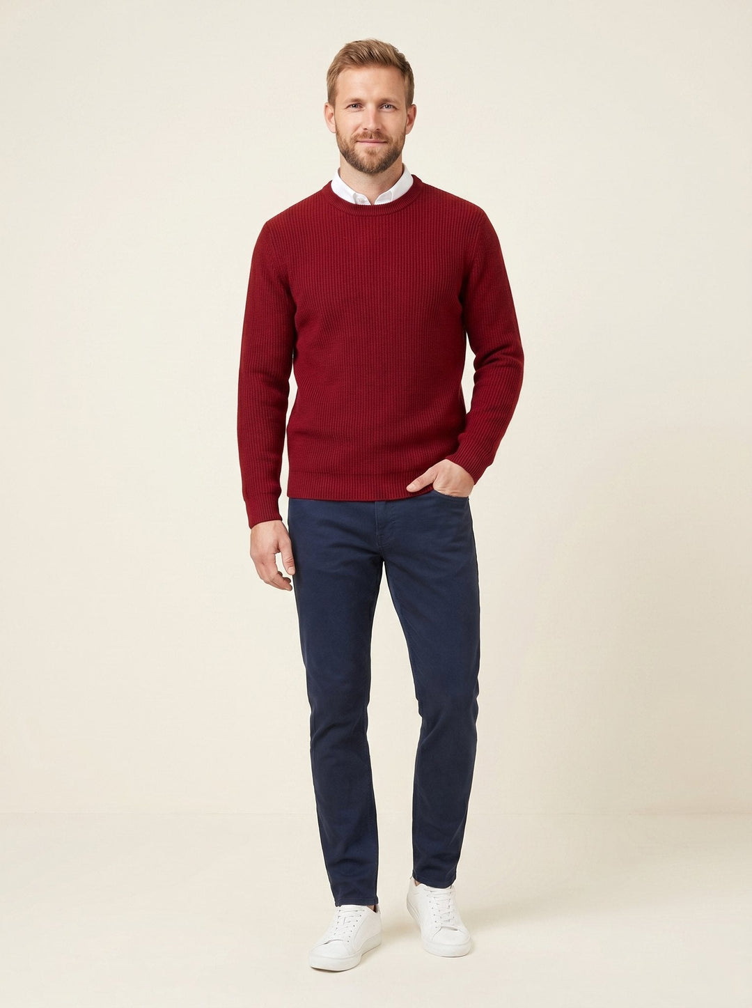 Alessio men's sweater red