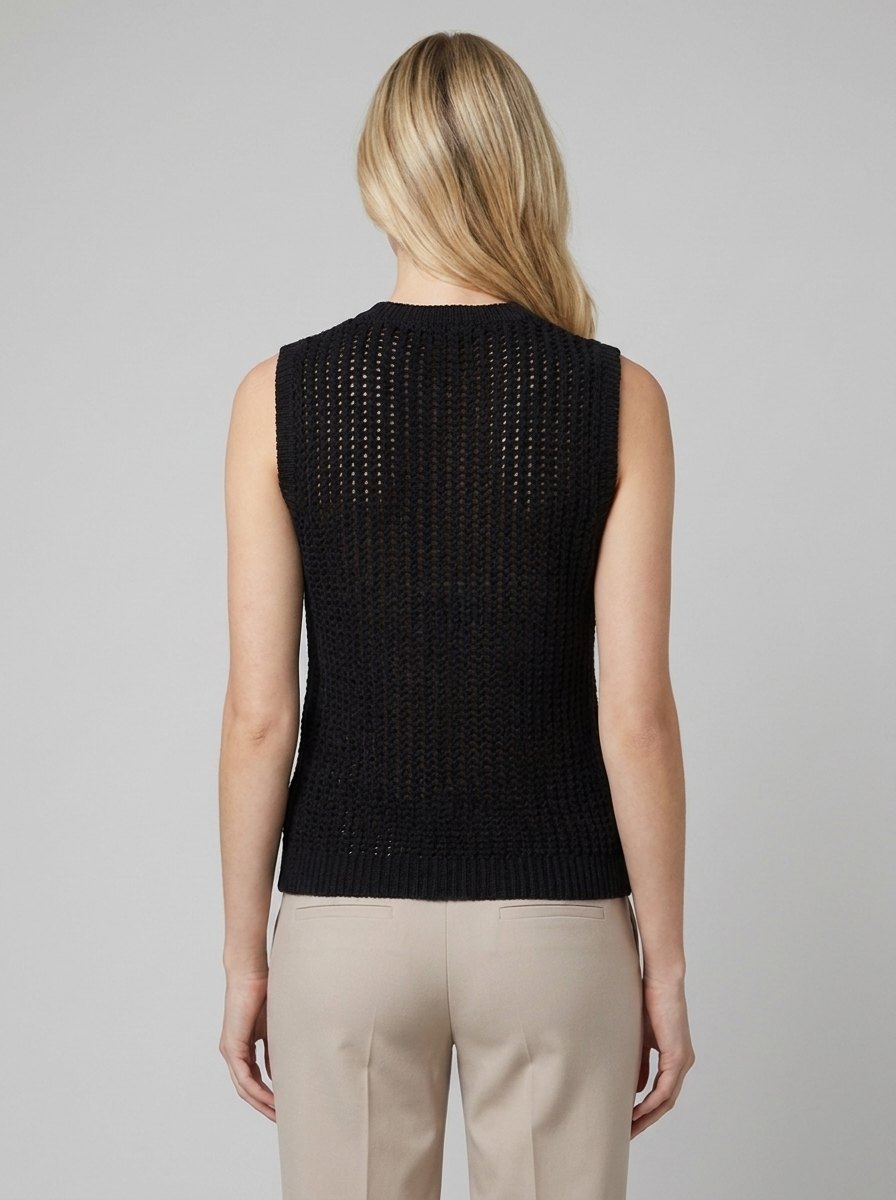 Amalfi Hollow Knit Tank back view