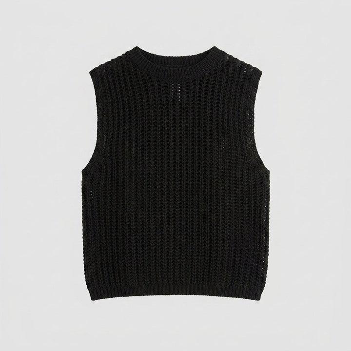 Amalfi Hollow Knit Tank product flat lay