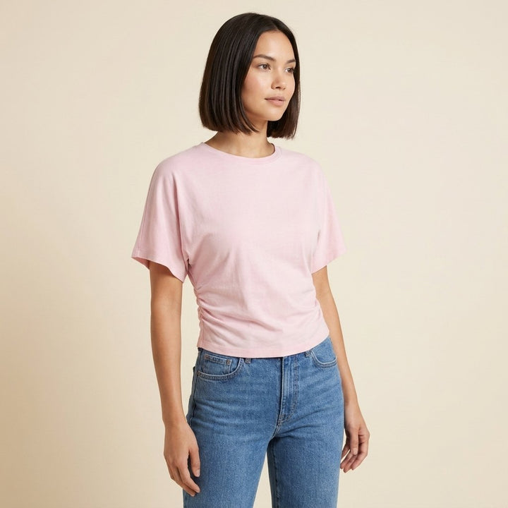 Arden Drape Tee pink