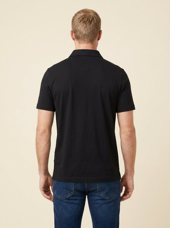 Arden black polo back