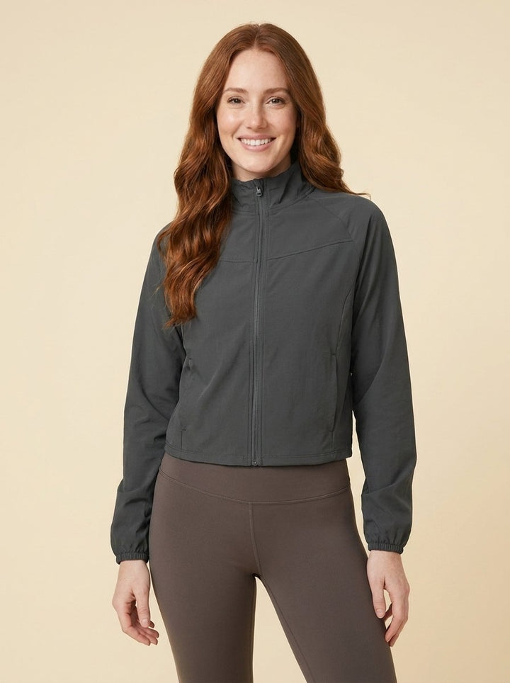 Aria Performance Jacket charcoal gray