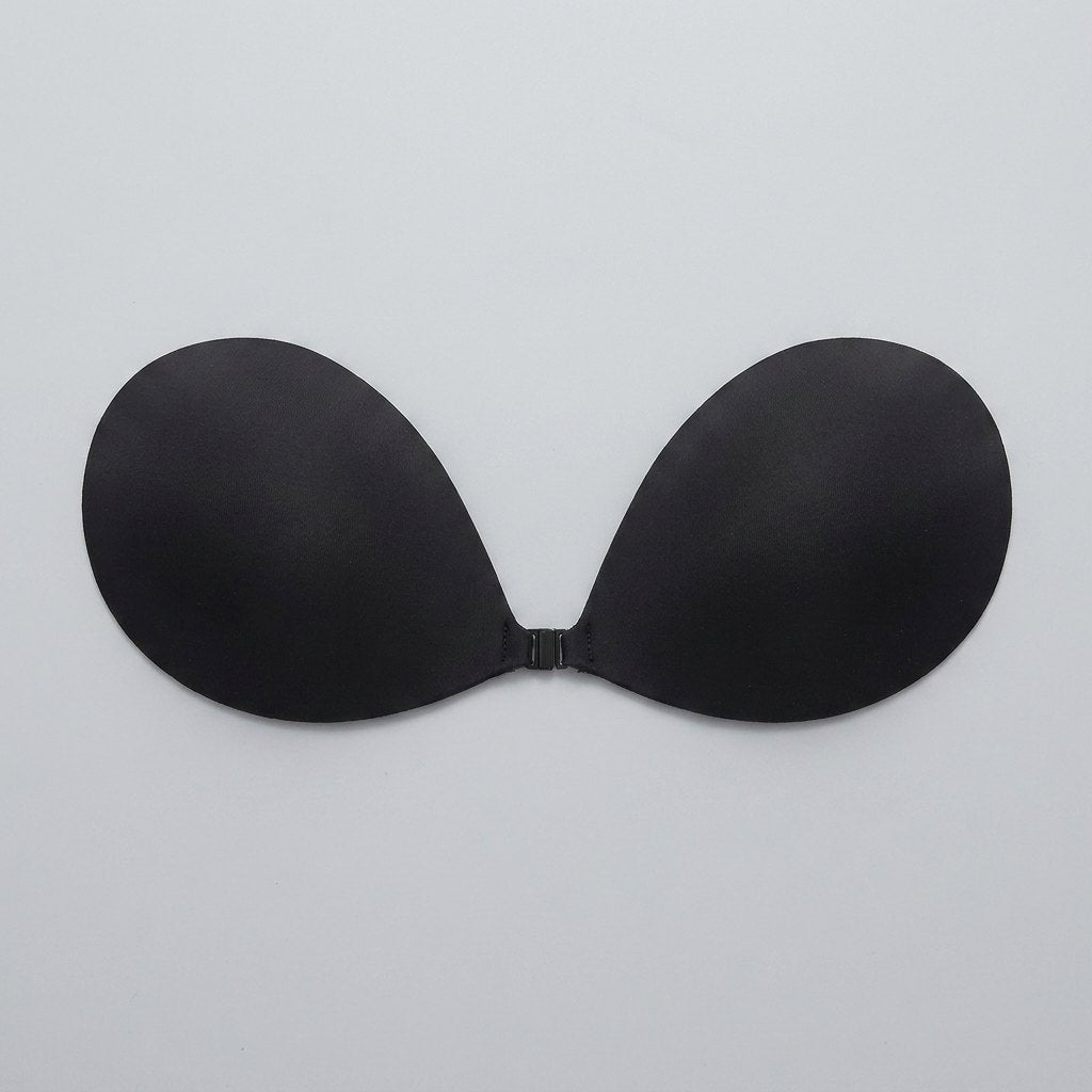 Aura black adhesive strapless backless bra, product