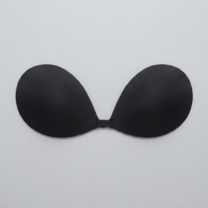 Aura black adhesive strapless backless bra, product