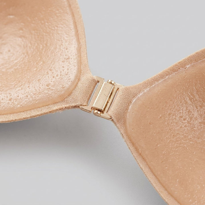Aura adhesive bra clasp and silicone texture detail