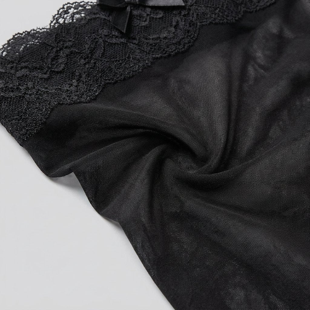 Aurelie stockings fabric close-up