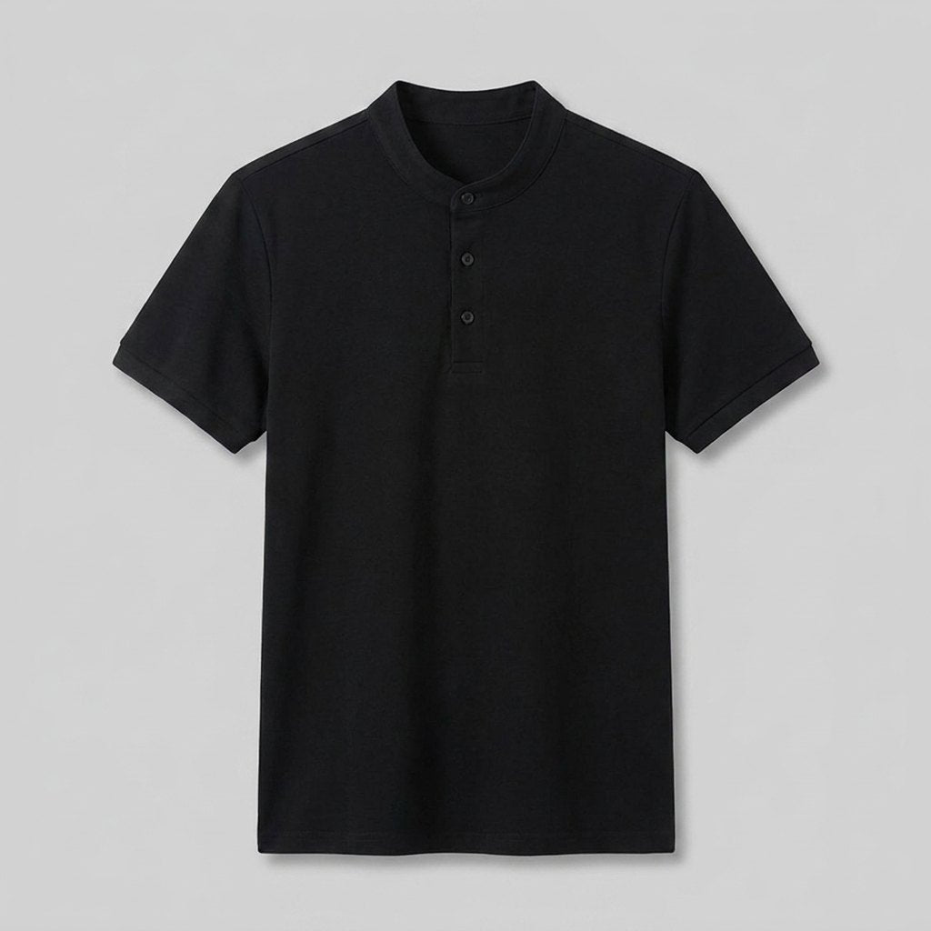 Austin collared slim-fit tee product flat lay