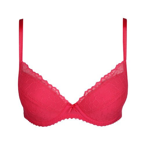Azelie push-up bra raspberry front
