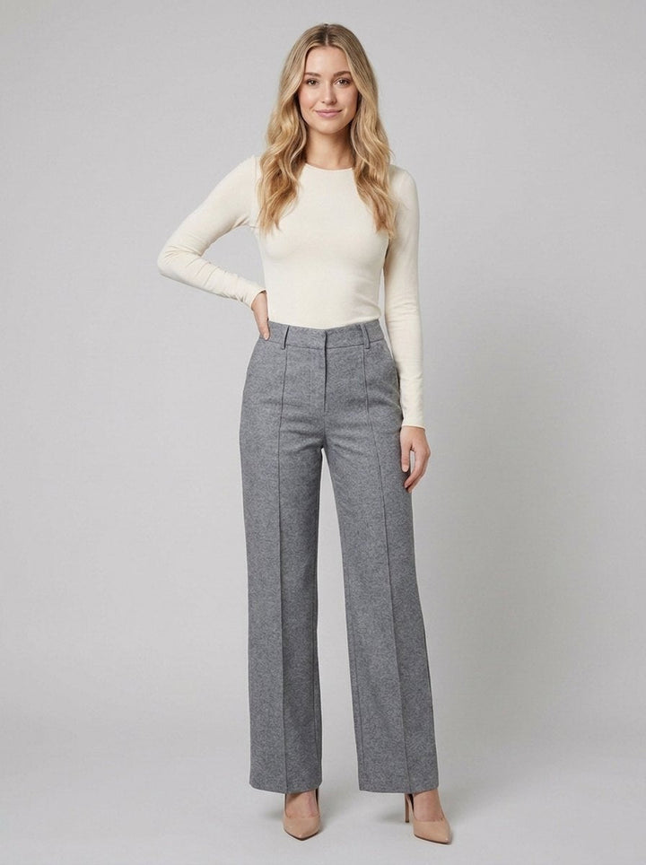 Beatrix wide trousers gray