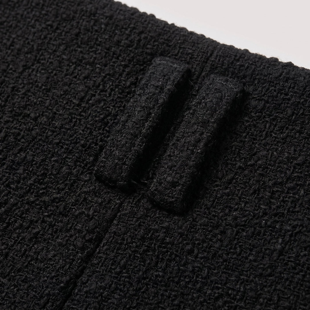 Bexley boucle skort fabric close-up