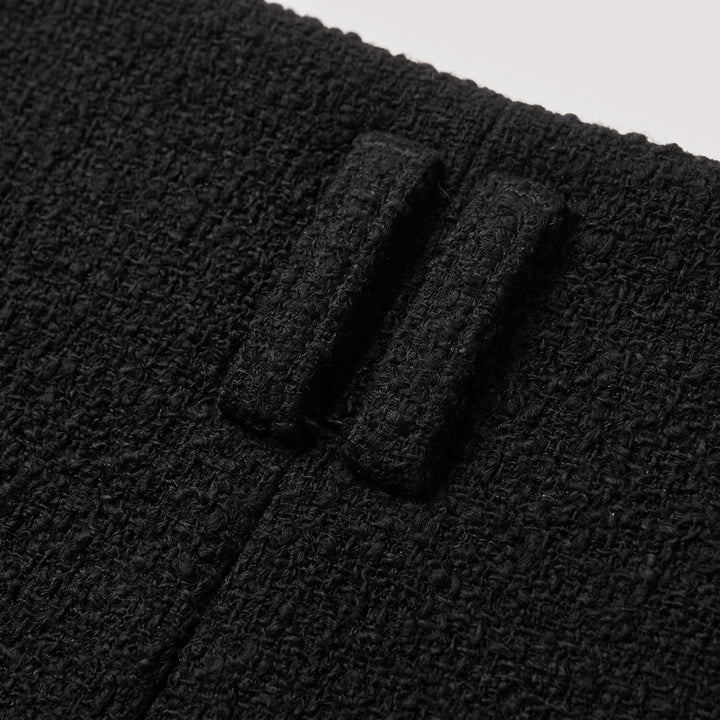 Bexley boucle skort fabric close-up