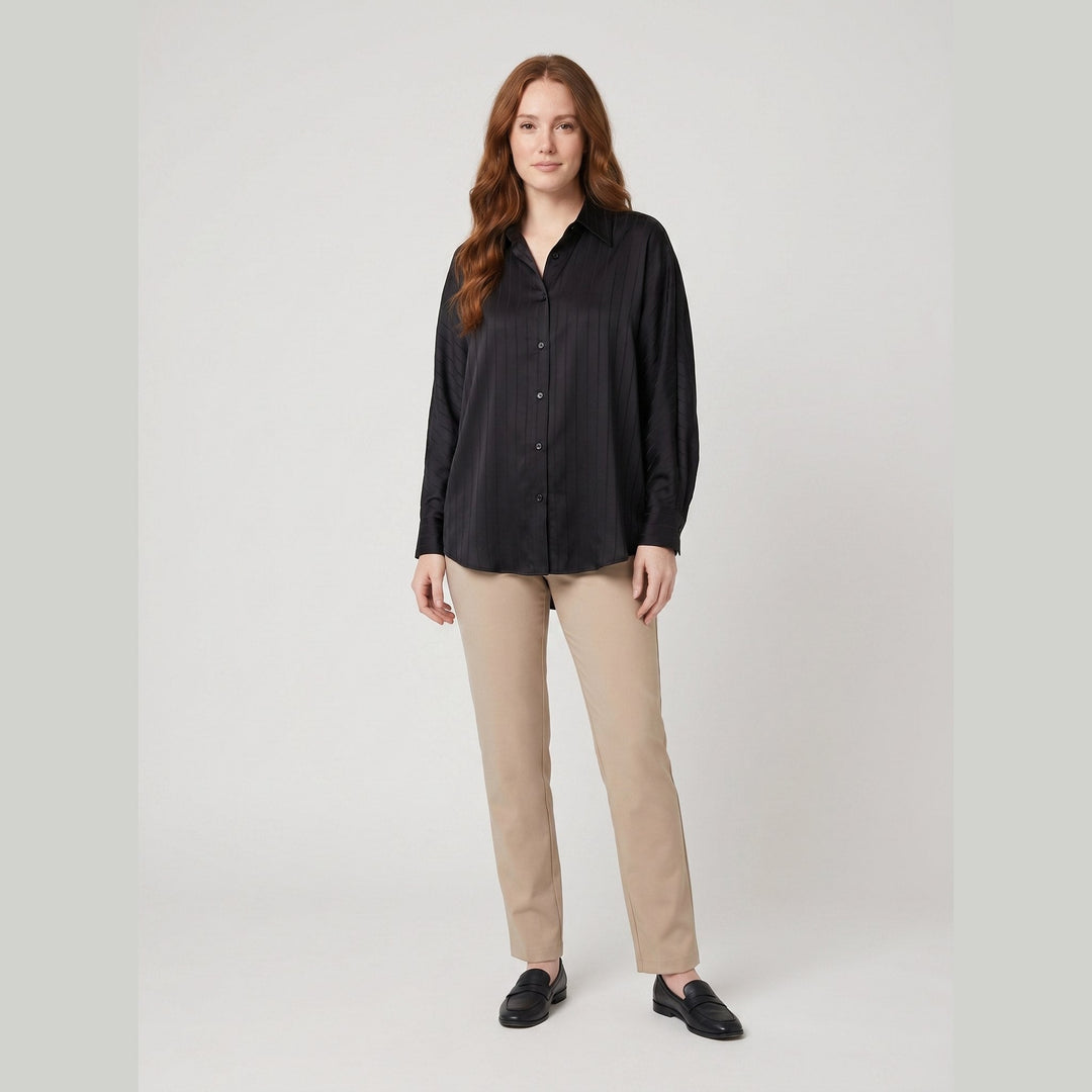 Celia oversized shirt black