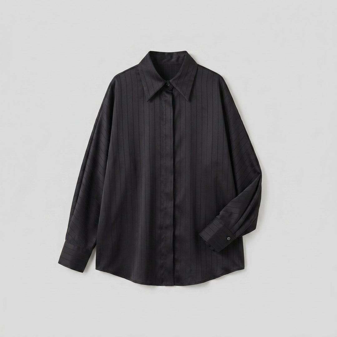 Celia oversized shirt flat lay