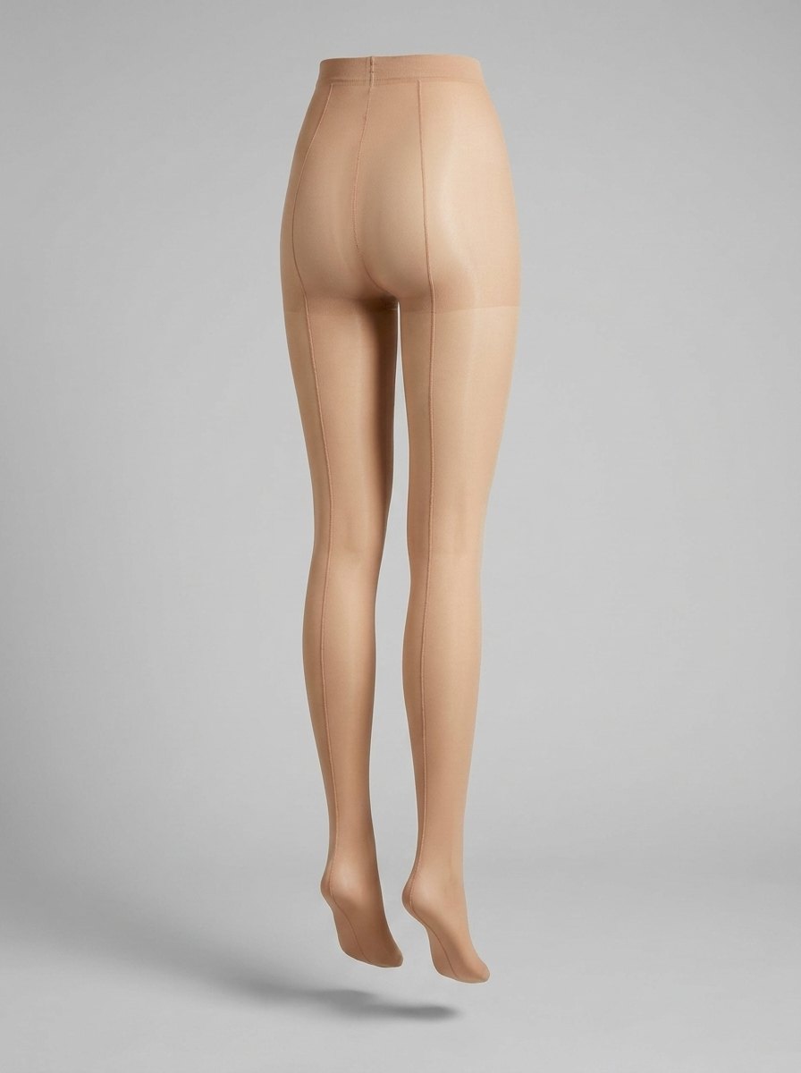 Cleo thin tights nude front
