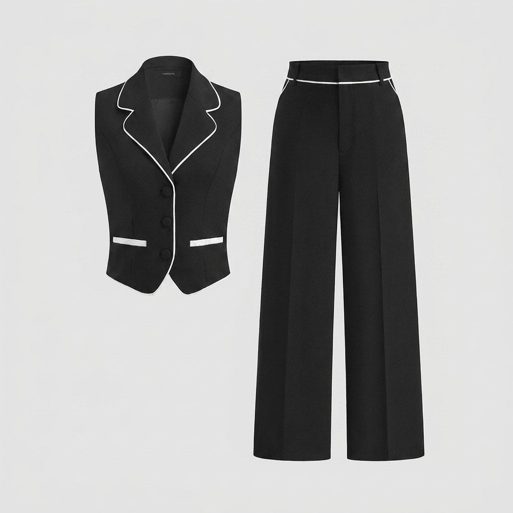 Cora blazer set product flat lay