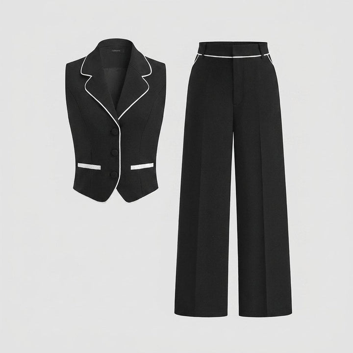 Cora blazer set product flat lay