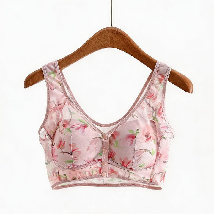 Cora floral bra pink