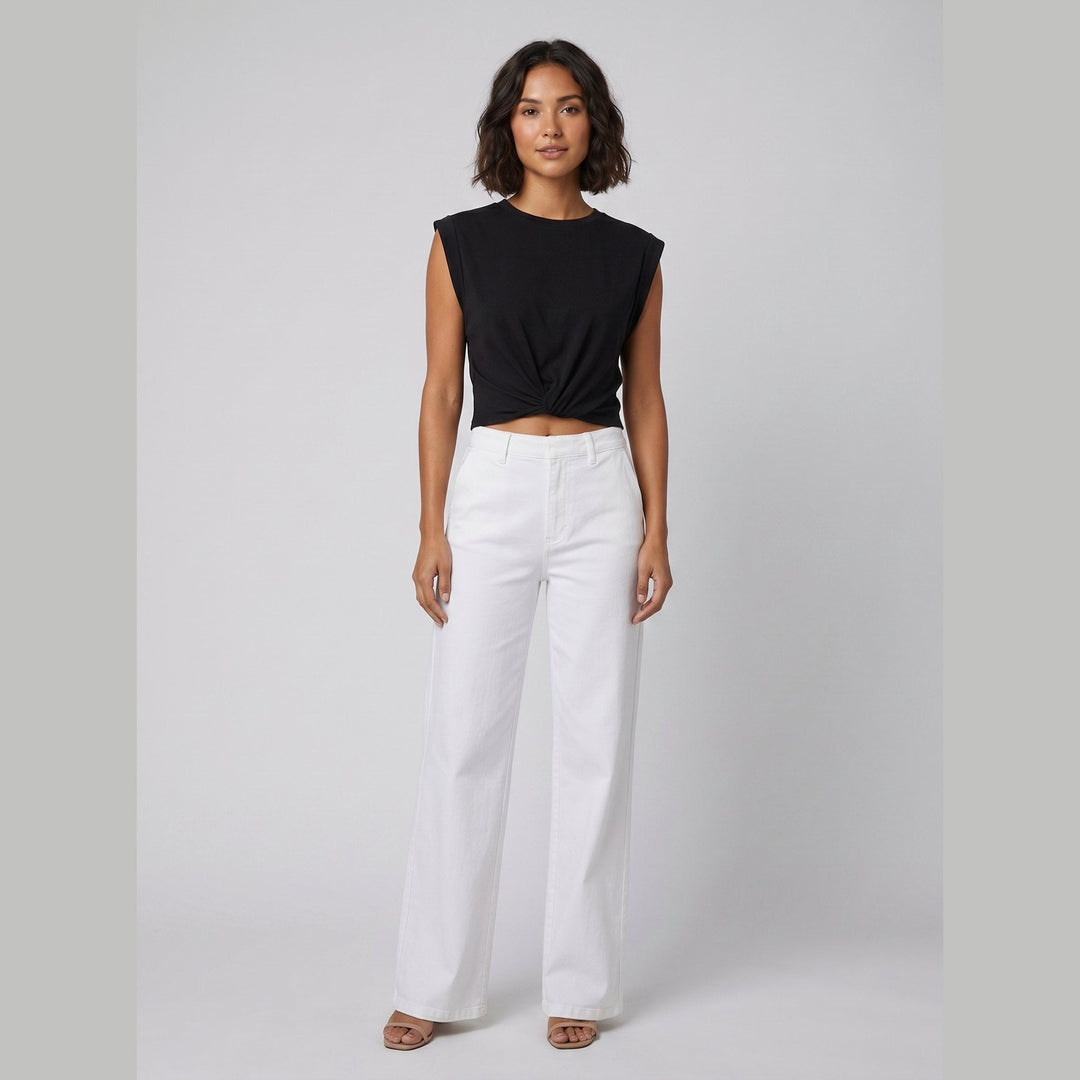 Cora Knotted Tee black