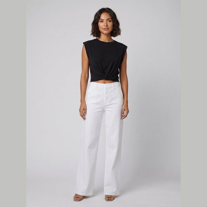 Cora Knotted Tee black