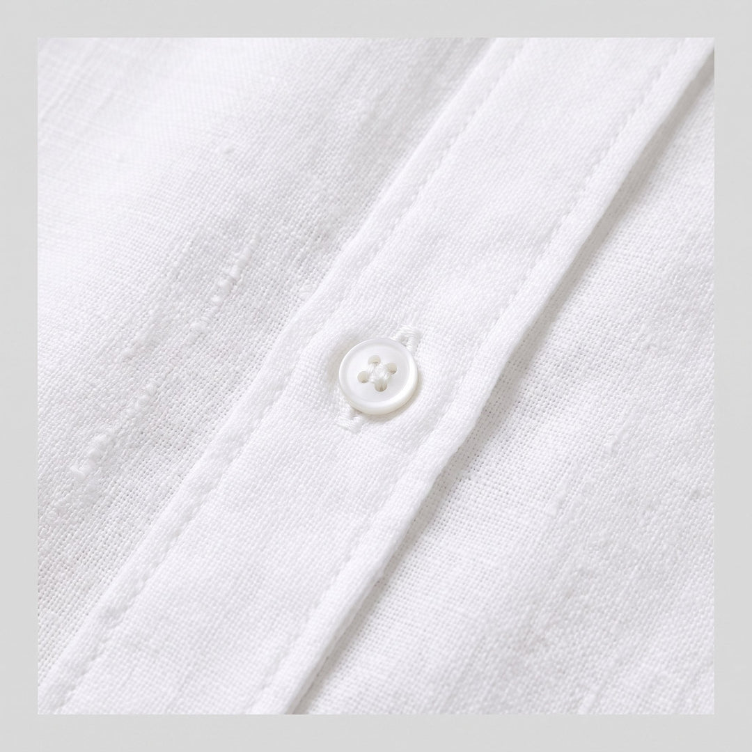 Dani linen fabric detail