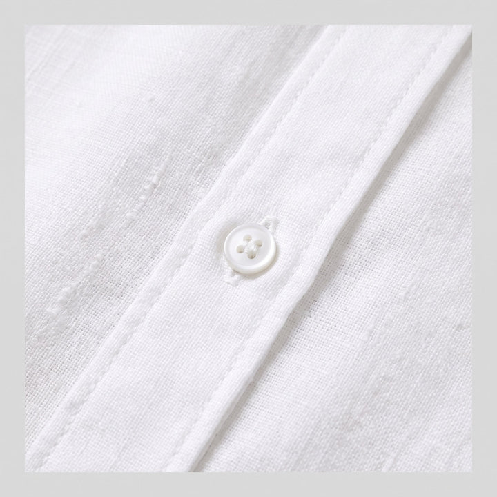 Dani linen fabric detail