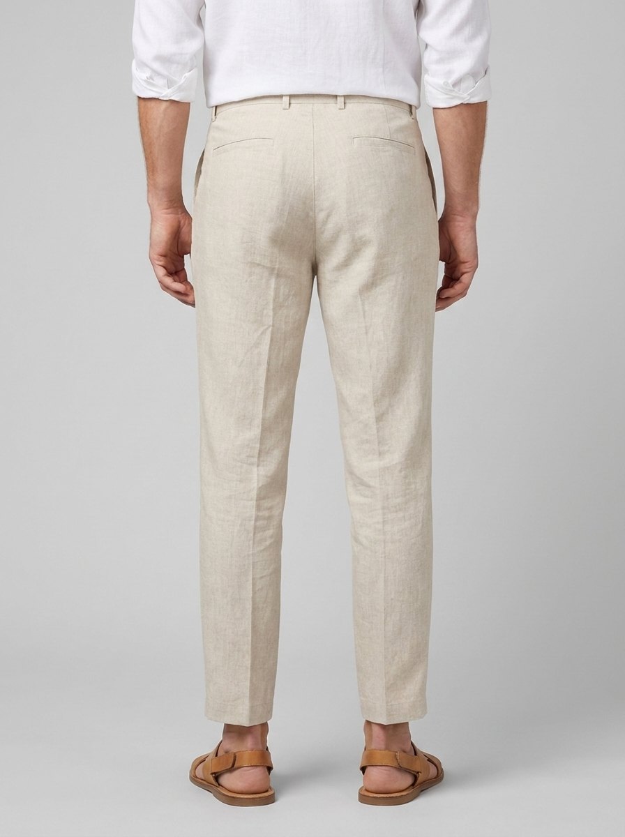 Dany linen trousers back view