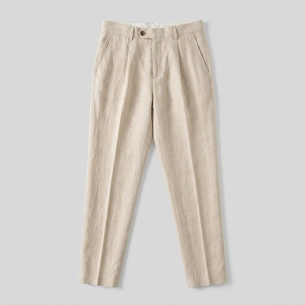 Dany linen trousers product flat lay