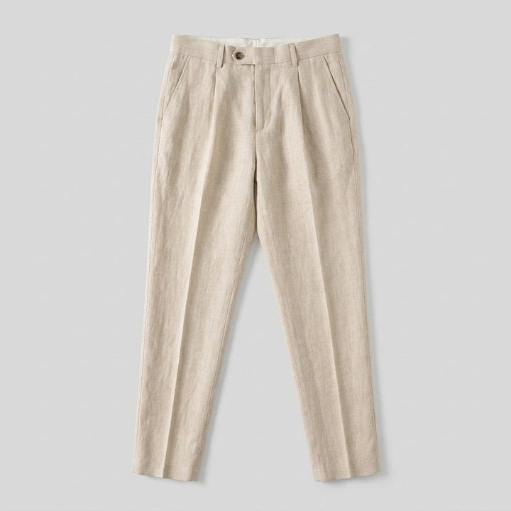 Dany linen trousers product flat lay