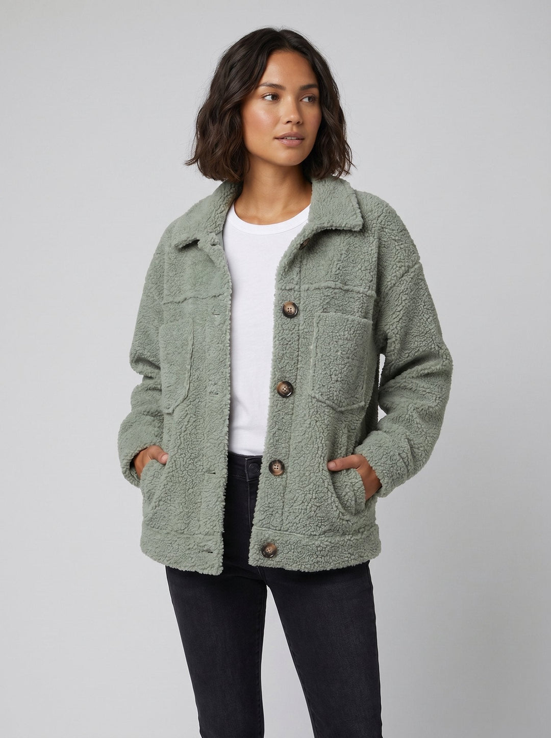 Dion short jacket green