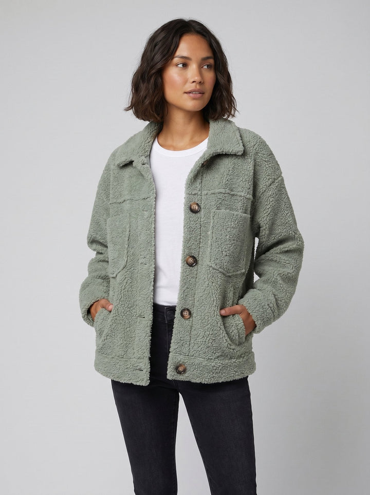 Dion short jacket green