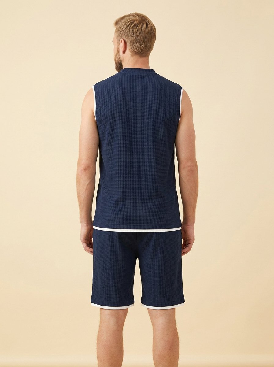 Echelon Lounge Set back view navy