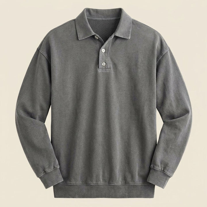 Edgar long sleeve polo shirt product detail