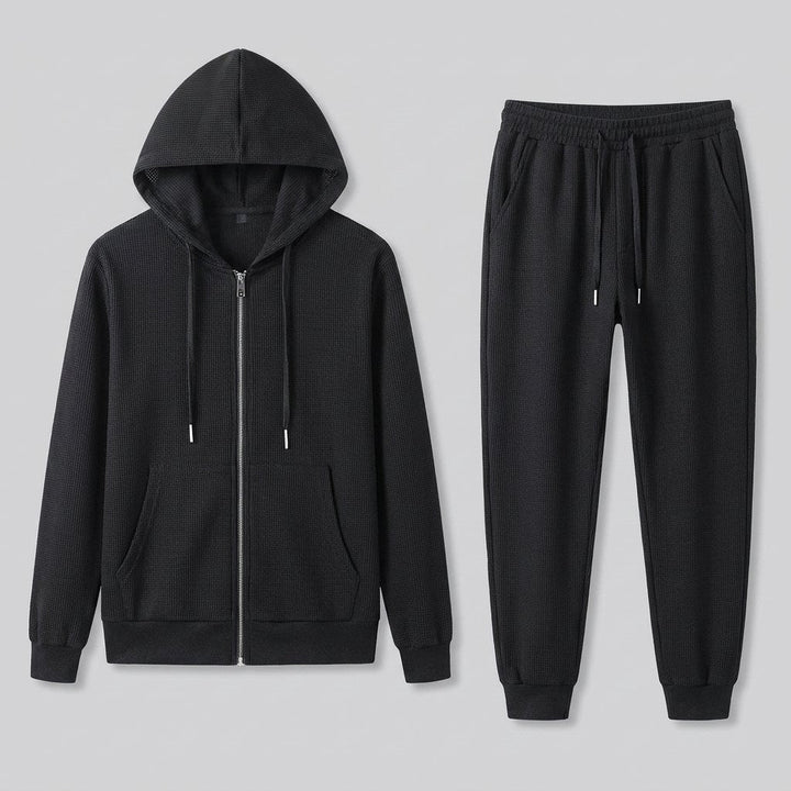 Eduardo mens knit lounge set flat lay