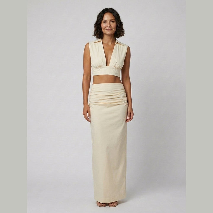Elysia cream co-ord set front