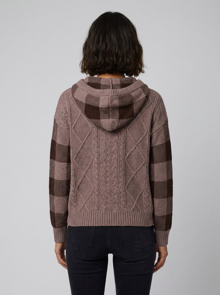 Elysia hooded sweater back view