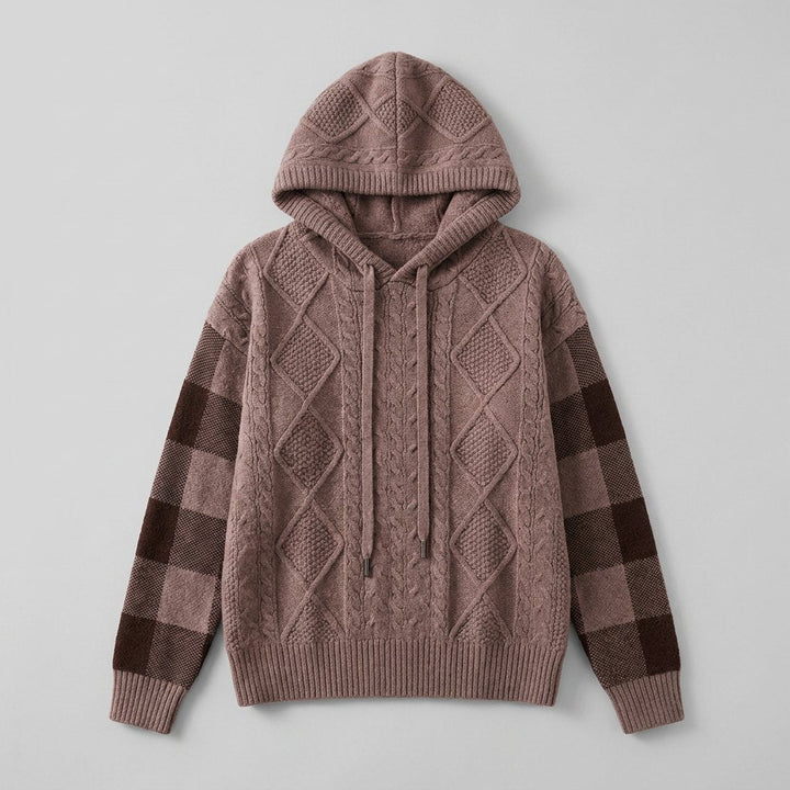 Elysia hooded sweater flat lay